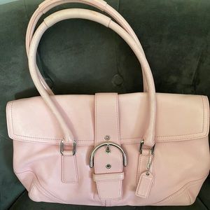 Light pink coach bag